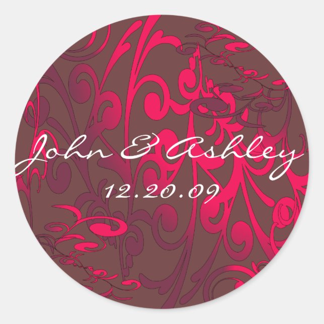 Save the Date Tasten, Stickers und Magnet (Vorderseite)