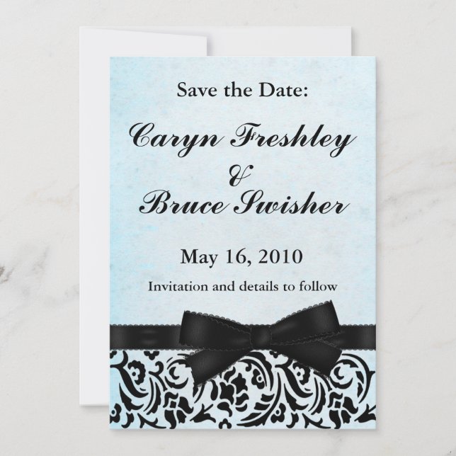 Save the Date ~ {TBA-Gewinner} (Vorderseite)