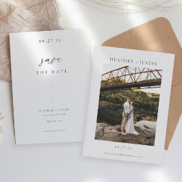 Save the Date Template-Foto Hochzeit Speichern Sie