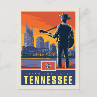 Save The Date | Tennessee Einladungspostkarte