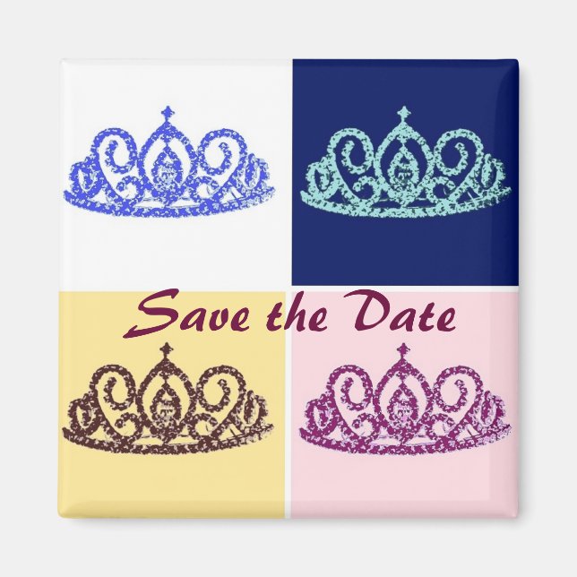 Save the Date/Tiara Magnet (Vorne)