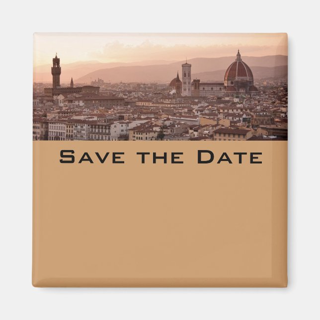 Save the Date Toskana Magnet (Vorne)