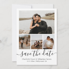 Save the Date Typografie Personalisiert 4 Foto
