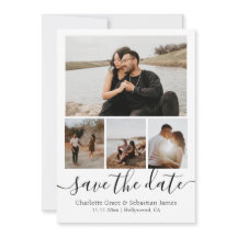 Save the Date Typografie Personalisiert 4 Foto