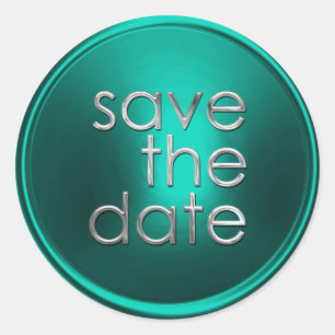 Save the Date Umschlag Aufkleber