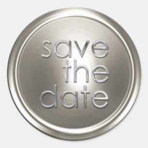 Save the Date Umschlag Aufkleber