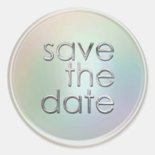 Save the Date Umschlag Aufkleber