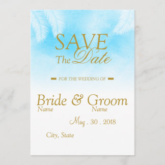 Save the Date unter Palm Sky