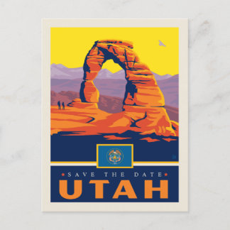 Save The Date | Utah Einladungspostkarte