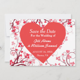 Save the Date Valentine Heart