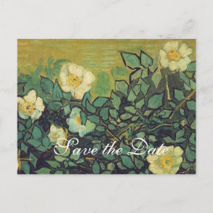 Save the Date, van Gogh wilde Rose Ankündigungspostkarte