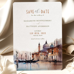 Save the Date Venedig Basilica della Salute I Einladung