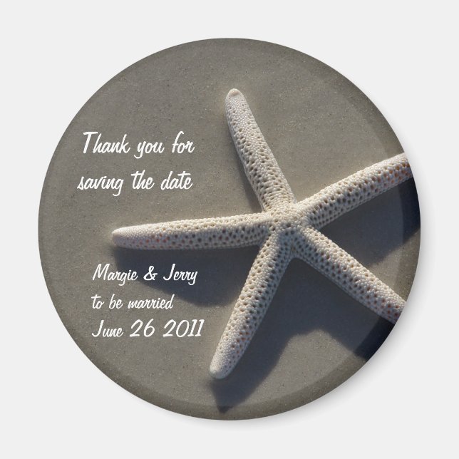 Save the Date vielen Dank Magnet (Vorne)