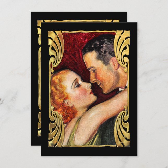 Save the Date Vintag (Vorne/Hinten)