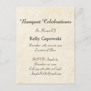 Save the Date Vintag Ankündigungspostkarte