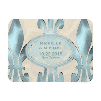 Save the Date Vintage Lilie Magnet