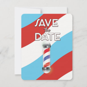 Save the Date Vintager Barberladen