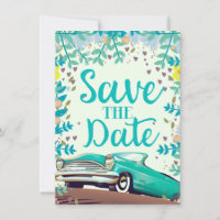 Save the Date Vintager Vintager Oldtimer.
