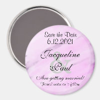 Save the Date Violet Watercolor