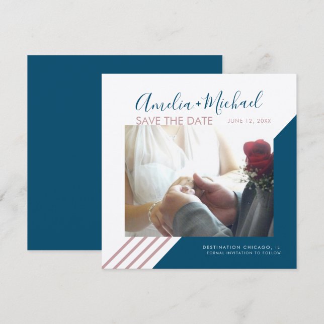 Save the Date von Kraft Karte (Vorne/Hinten)