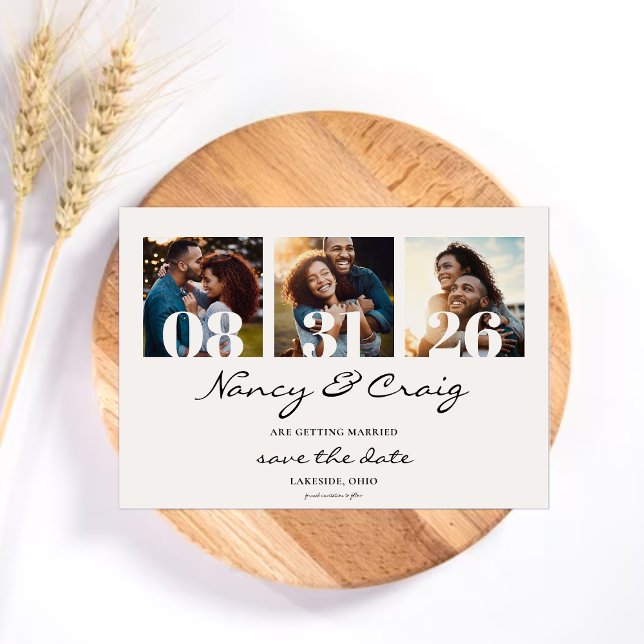 Save the Date Vorlage FotoCollage (Von Creator hochgeladen)