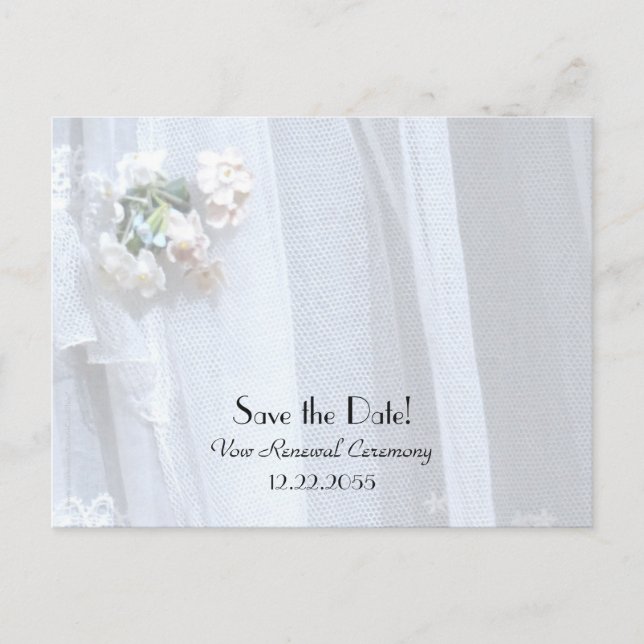 Save the Date Vow-Renewal-Zeremonie Einladung (Vorderseite)