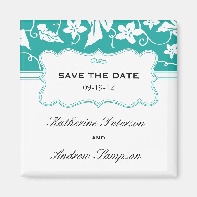 Save the Date Wedding Magnet (Vorne)