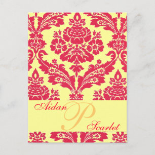 SAVE THE DATE WEDDING POST CARD 2 - Anpassen! Ankündigungspostkarte