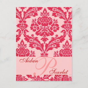 SAVE THE DATE WEDDING POST CARD 3 - Anpassen! Ankündigungspostkarte