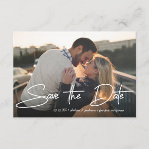 Save the Date Wedding stilvolles Einladung