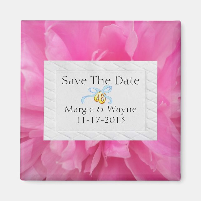 SAVE THE DATE WEDING MAGNET (Vorne)