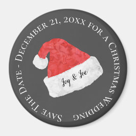 Save the Date/Weihnachten Hochzeit/Weihnachtsmannm Magnet