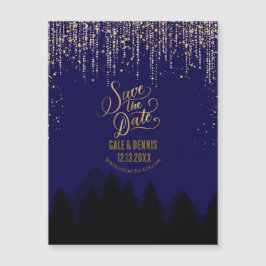 Save the Date Weihnachts-Hochzeitskarte Magnetkarte