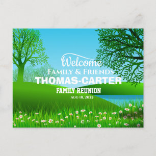 Save the Date Wiedersehen Natur Landschaft See Postkarte