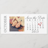 Save the Date Zeitplan: Oktober 2013