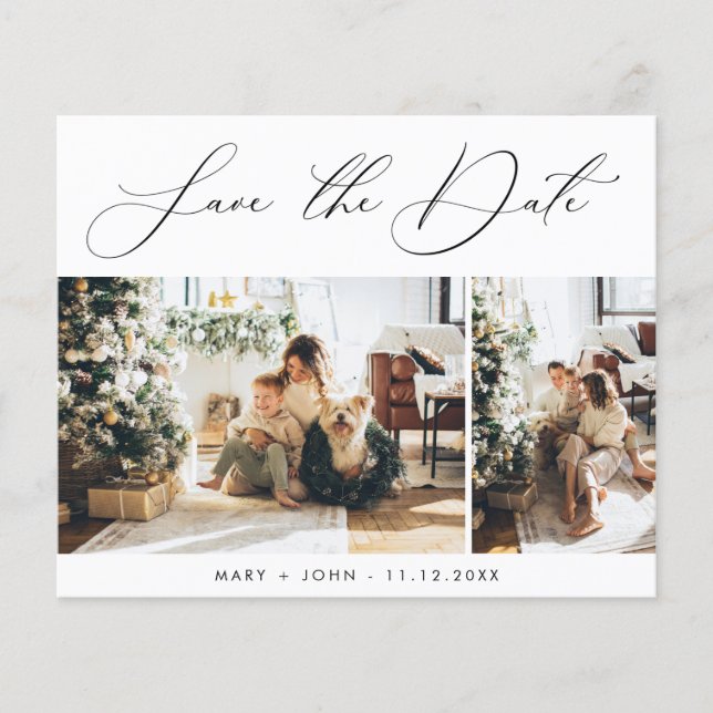 Save the Date | Zwei Fotos (Vorderseite)