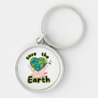 Save the Earth Keychain Schlüsselanhänger