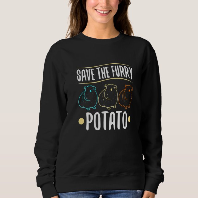 Save The Furry Potato   Sweatshirt (Vorderseite)