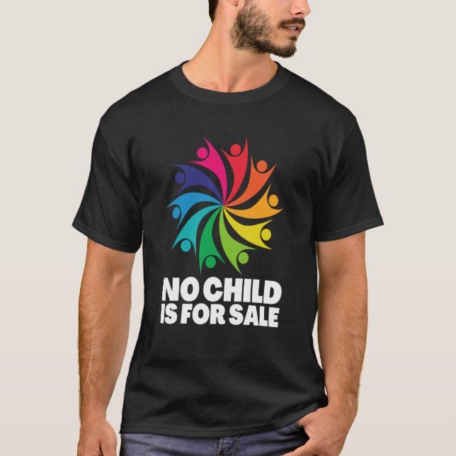 Save The Kids End Child Trafficking Stop Human Tra T-Shirt (Vorderseite)