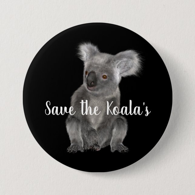 Save the Koala’s Button (Vorderseite)