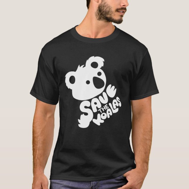 Save the Koalas Charity Koala T-Shirt (Vorderseite)