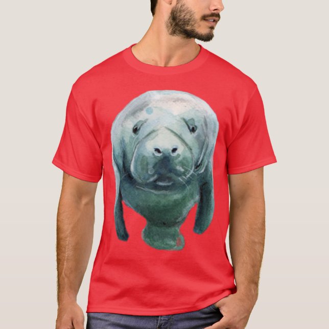 Save The Manatees Stickers T-Shirt (Vorderseite)
