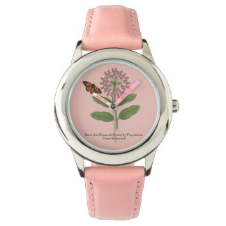 Save The Monarch Butterfly Population Mother's Day Armbanduhr