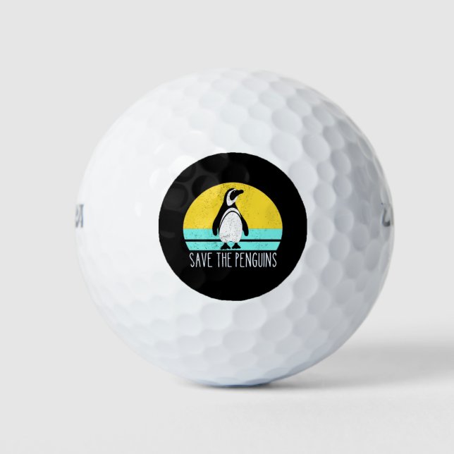 Save The Penguins Golfball (Vorderseite)