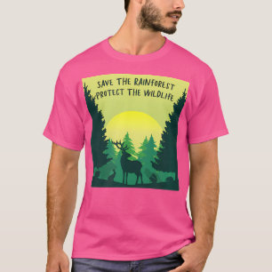 Save The Rainforest Protect The Wildlife Classic T-Shirt