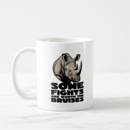 Save The Rhino Resilience Fight Design. Kaffeetasse