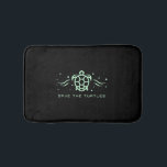 save the turtles sparkle design badematte<br><div class="desc">save the turtles sparkle design</div>