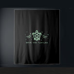save the turtles sparkle design wandteppich<br><div class="desc">save the turtles sparkle design</div>
