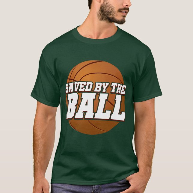 Saved Byhe Ball Athletic Ball Game Sports retro re T-Shirt (Vorderseite)