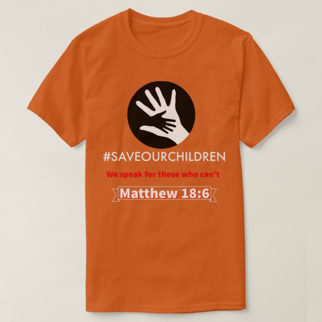 SaveOurChildren T-Shirt (Design vorne)